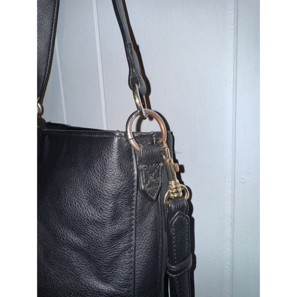 Old Navy Bucket Bag Tote Crossbody Shoulder Bag Medium Black - Picture 2 of 11